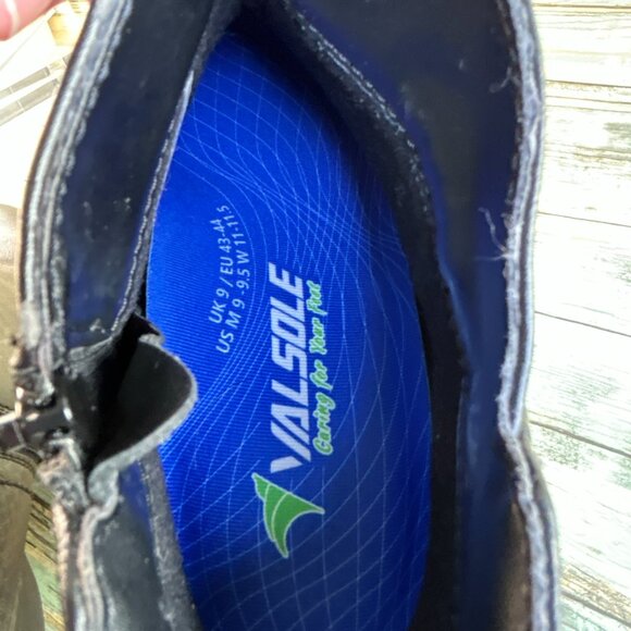 Rockport Works Ankle Boots 11M Black Leather Slip Resistant Steel Toe ASTM F2413 - Picture 6 of 13